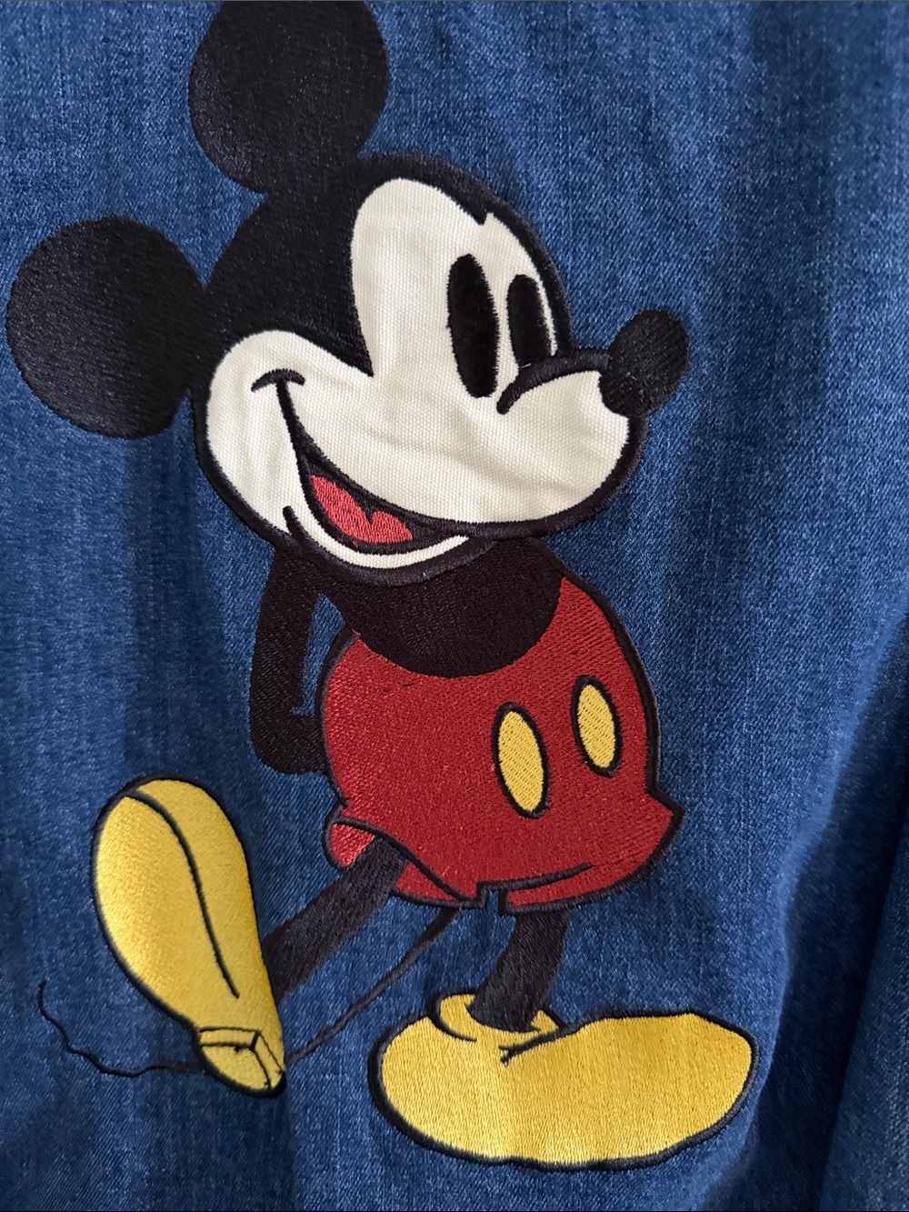 Disney Parks Walt Disney World Mickey Mouse Denim Jacket - UNISEX - Large - Picture 9 of 16